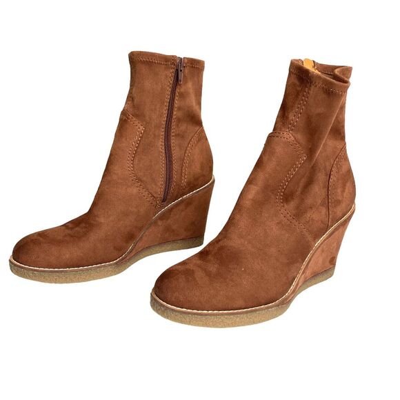 Zodiac Ilana Booties Ankle Boots Shoes Womens Size US 9.5 EU 39.5 Brown - Picture 7 of 16